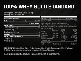 Gold Standard 100% Whey Protein / 4.54KG.